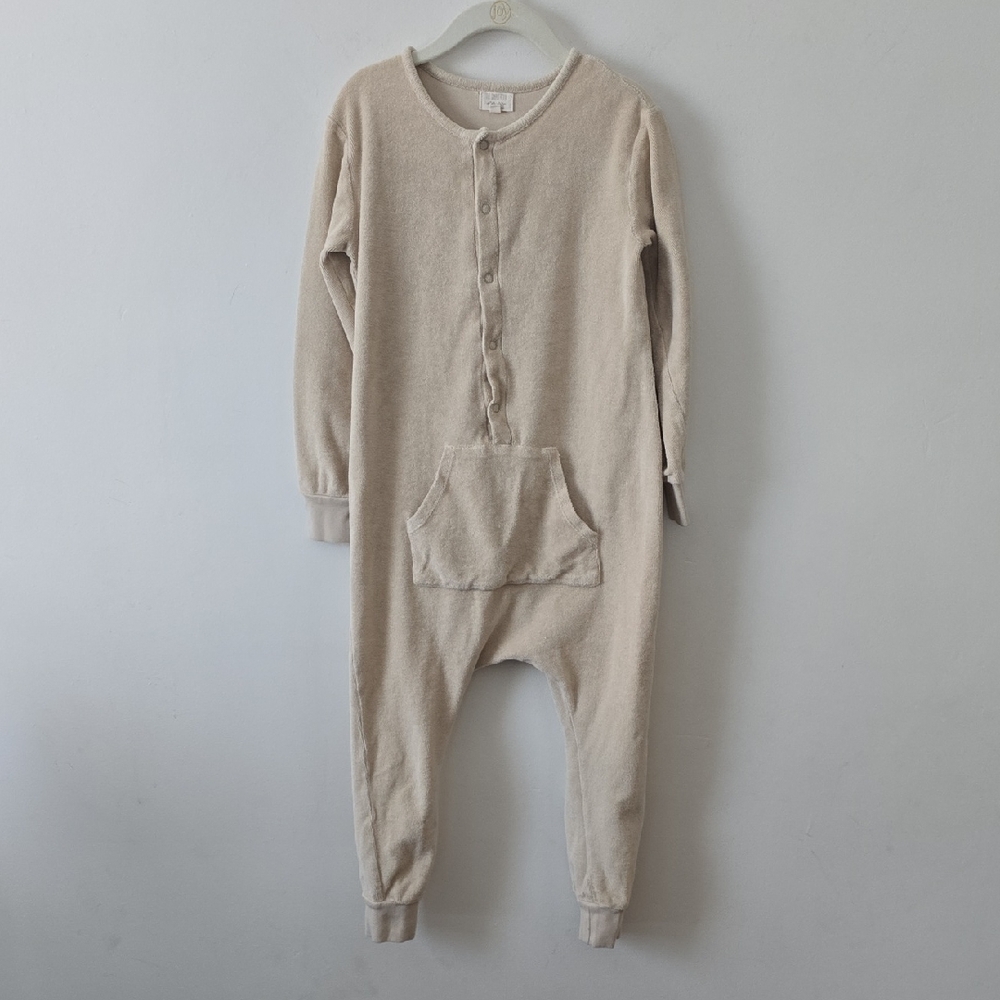 The Simple Folk Cotton Terry Long John Ecru Color Size 5-6 Yrs